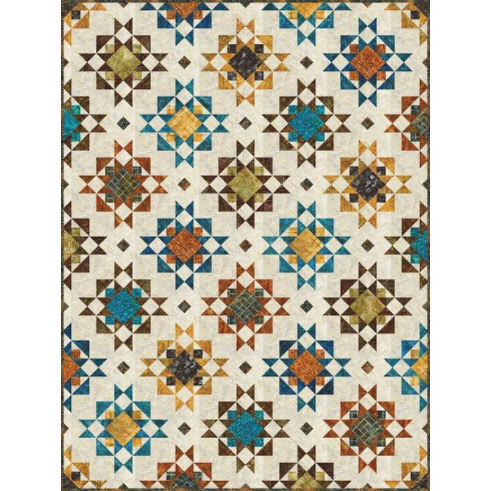 Free robert kaufman clover field pattern